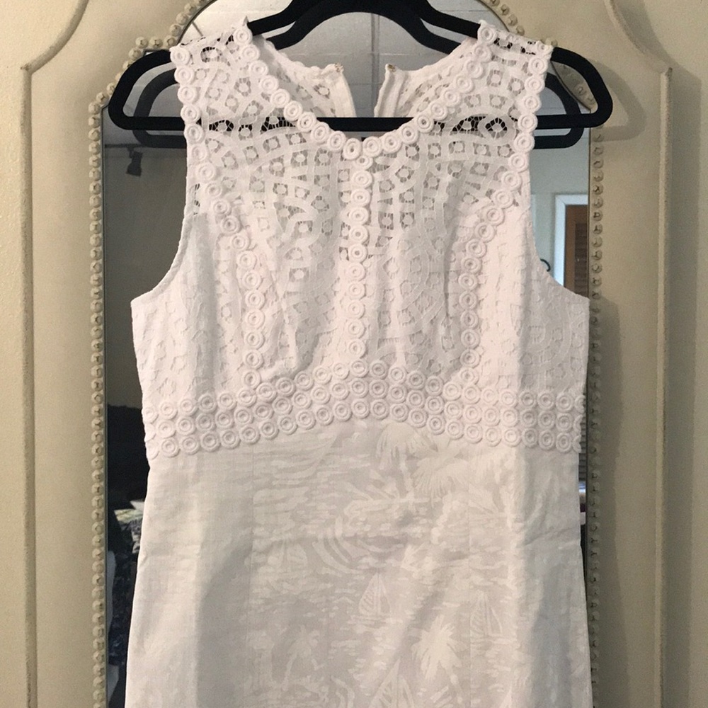 *NWT* Lilly Pulitzer White Leigh Shift - sz 6